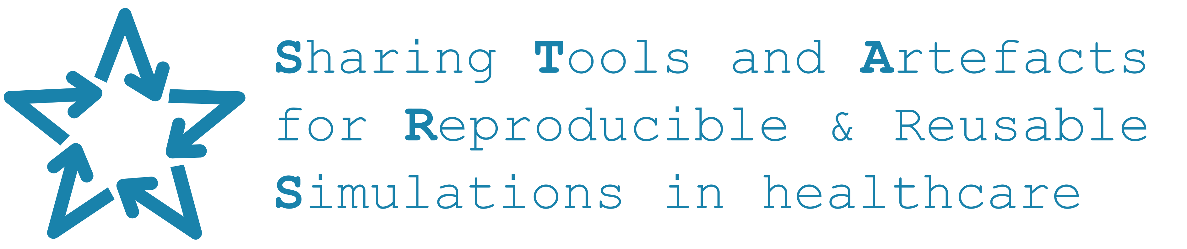 Sharing Tools and Artefacts for Reproducible & Reusable Simulations in healthcare